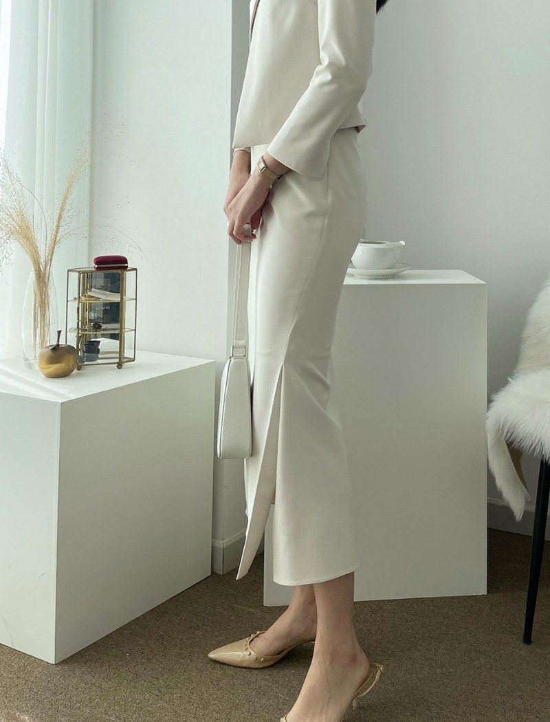 (스커트 단품) Kate skirt_Cream ivory