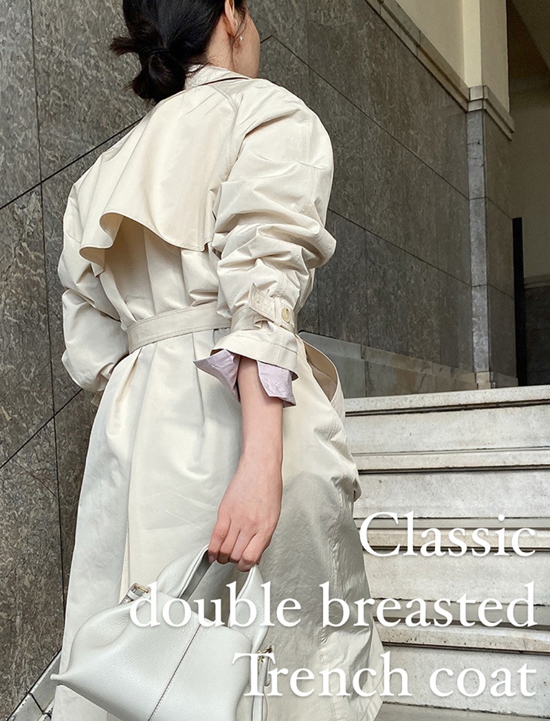[Torisyang Made] Classic Double breasted Trench coat (숏/롱버젼)