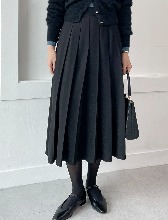 Pleated skirt _ Black