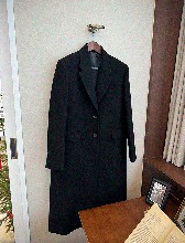 [100% Wool] Single tailored coat _  Black